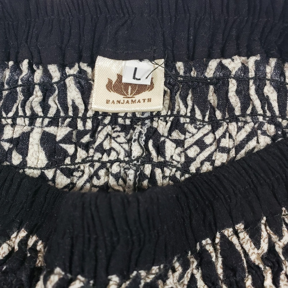 Elephant Print Bohemian Harem‎ Pants Lounge Yoga Festival Comfy Size L - Picture 2 of 4